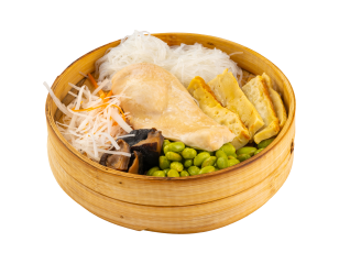 Steamed Tori Poke Bowl