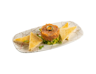 Lašā tartars ar avokado 